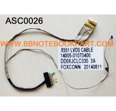 ASUS LCD Cable สายแพรจอ  X551 X551A X551C X551CA X551M D550M R512M F551MA     14005-01070400    DD0XJCLC030 3A